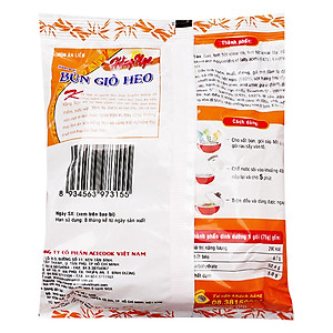 Thùng 30 Gói Bún Hằng Nga Hương Vị Bún Giò Heo Acecook